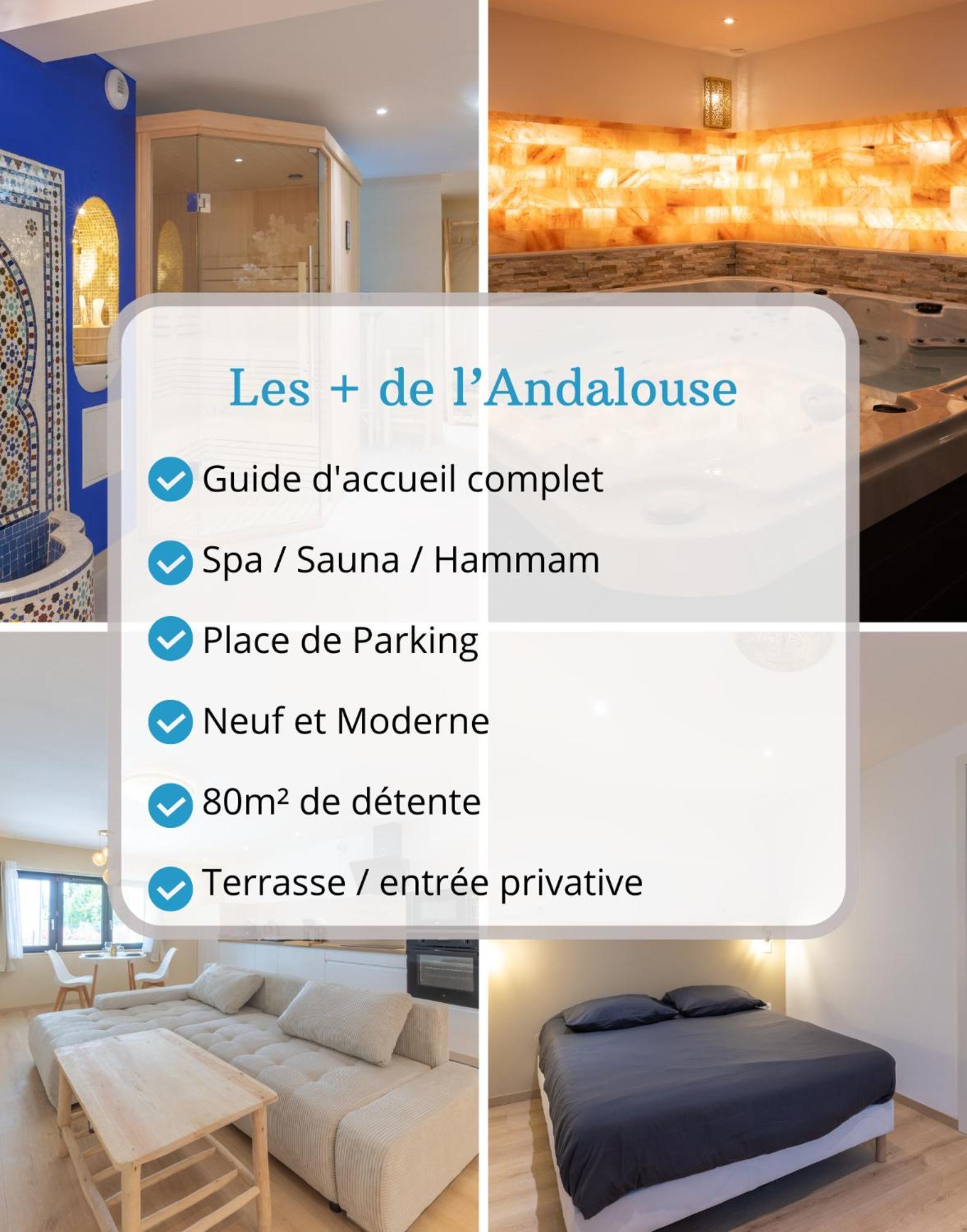L'Andalouse & Spa Privatif - Strasbourg Mittel Mittelhausbergen Εξωτερικό φωτογραφία